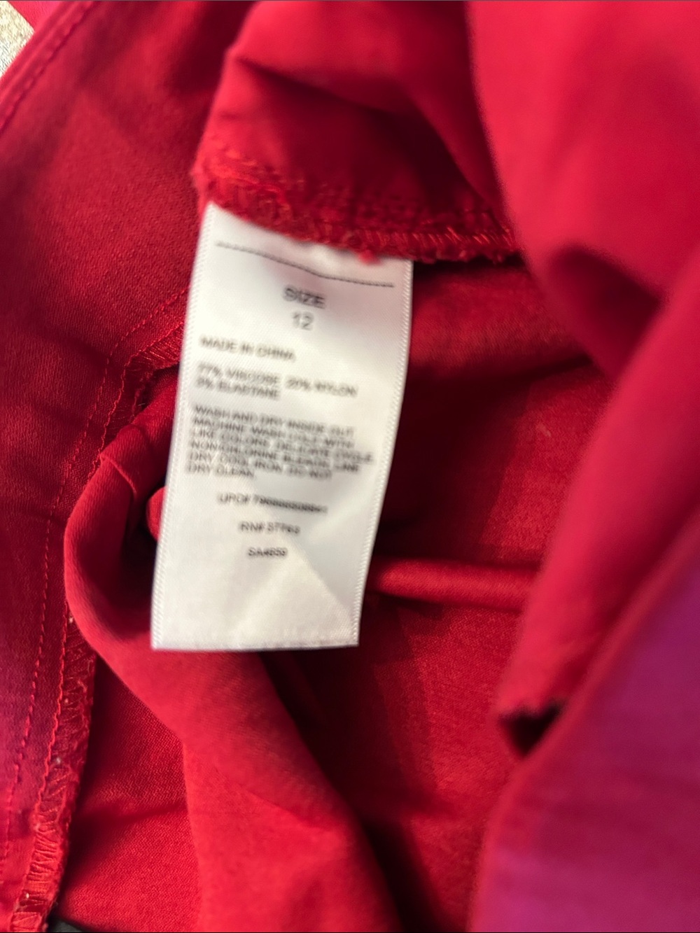Rafaella Red Pants - Picture 5 of 5